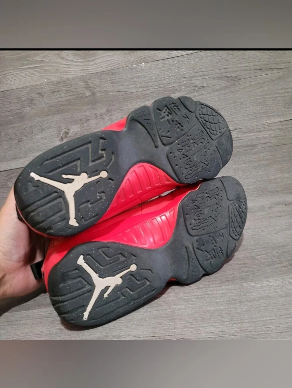 Jordan Retro 9 Motorboat Jones Men's Size 9.5 Red Basketball Shoes